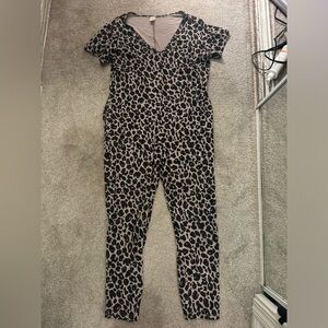 Leopard Print Jumpsuit